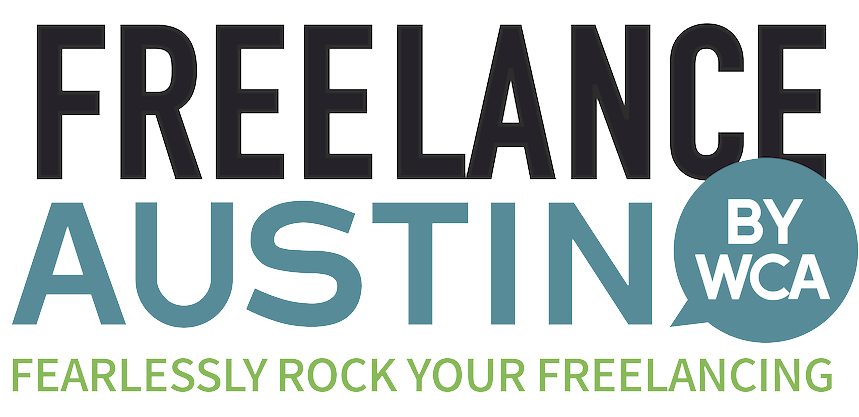 Freelance Austin by WCA logo with tagline