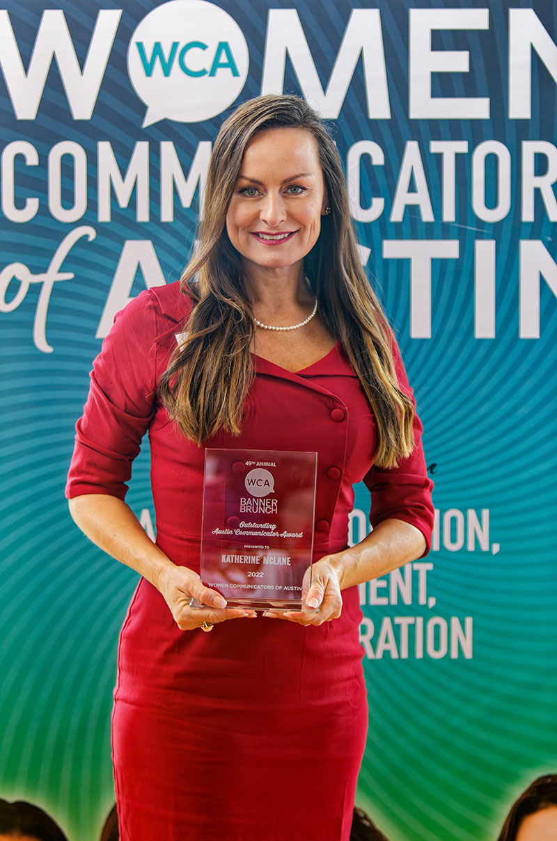 WCA Award Winner Katherine